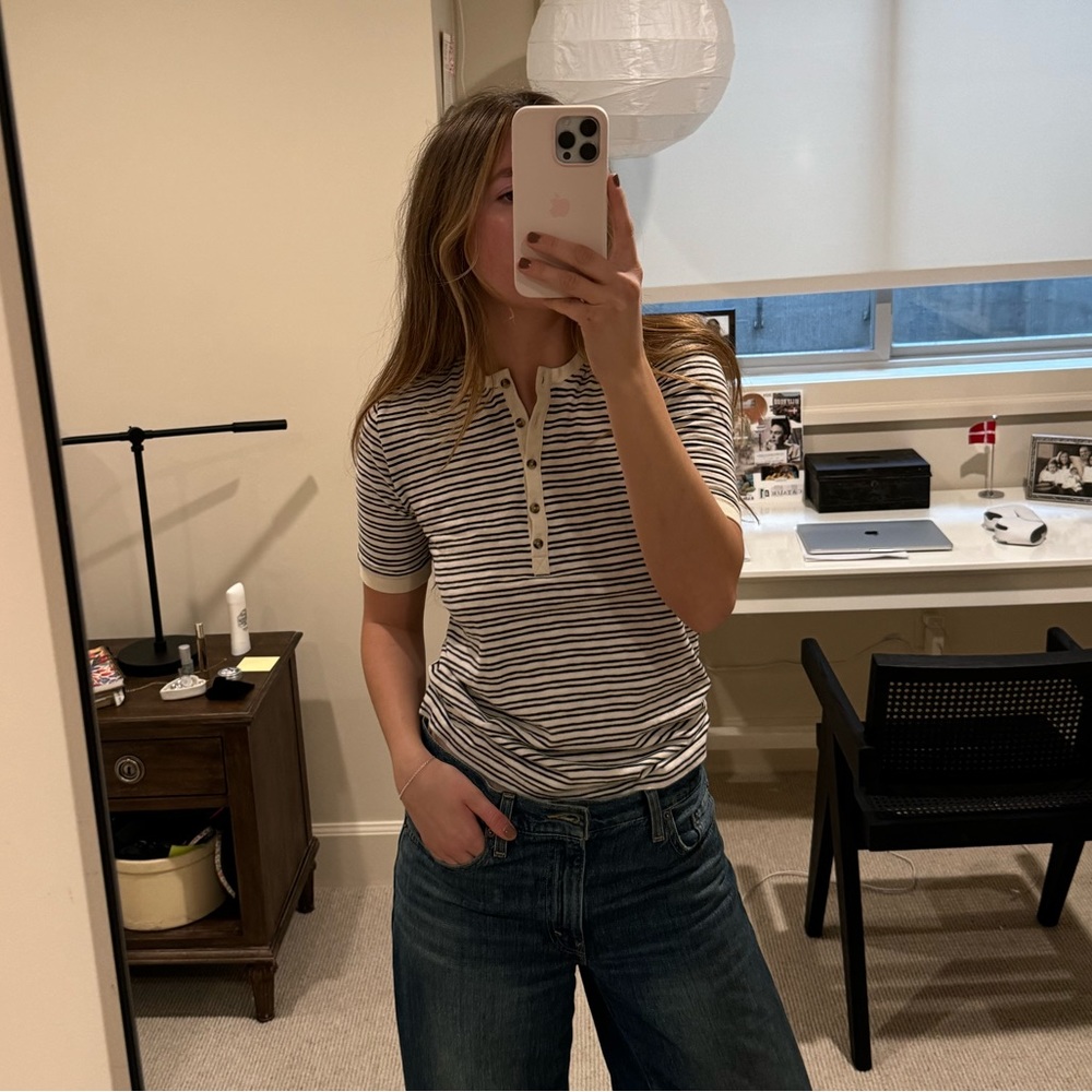Jcrew button up t shirt
